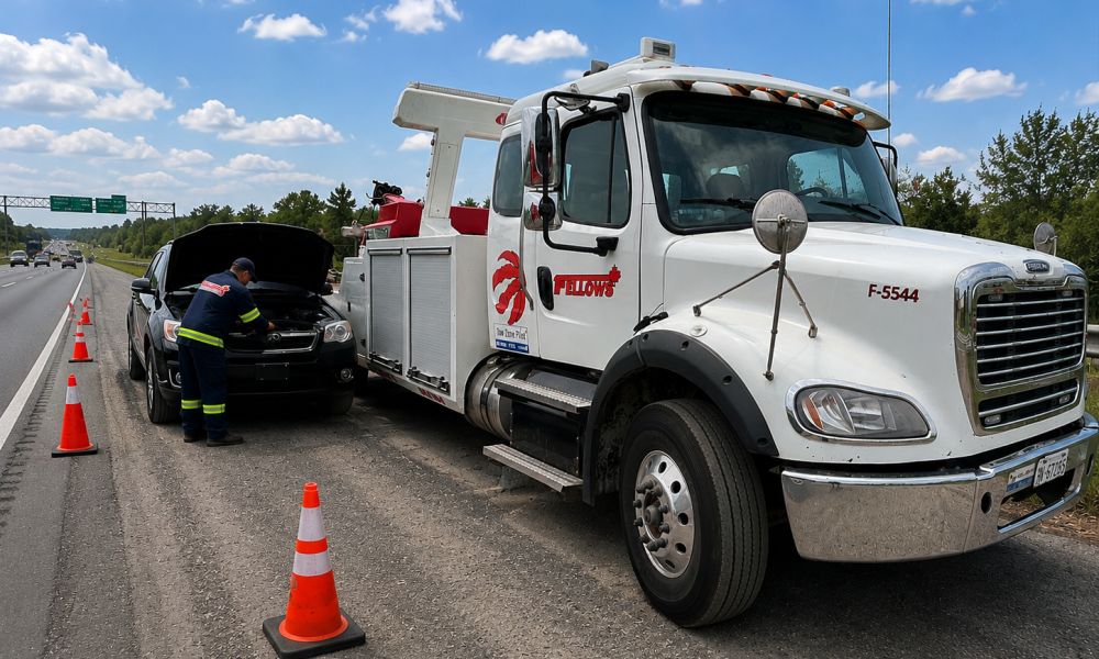 roadside help by fellows towing roadside help by fellows towing